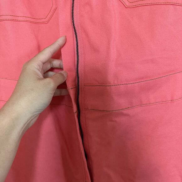 NWT! Wildfang The Essential Coverall Jumper Coral Pink 1X - Picture 8 of 16